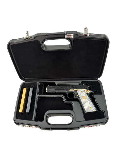 COLT CUSTOM 1911 SERIES 70 FULLY ENGRAVED BLUED AND GOLD PLATED