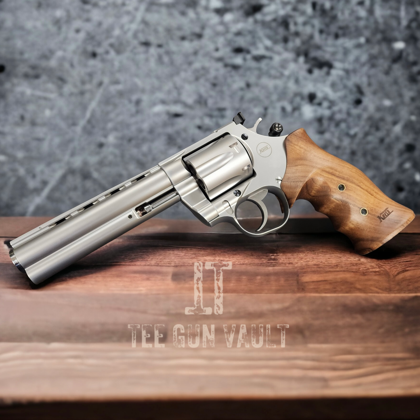 NIGHTHAWK CUSTOM KORTH MONGOOSE REVOLVER 5.25” SILVER .357 MAGNUM