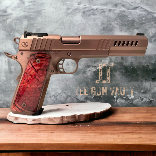 NIGHTHAWK CUSTOM CHAIRMAN 9MM ROSE GOLD WITH MAMMOTH IVORY GRIPS