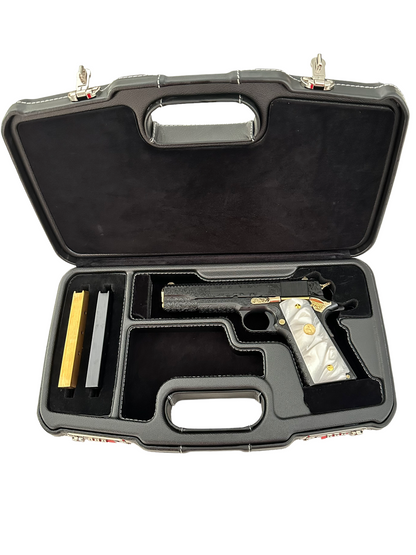 COLT CUSTOM 1911 SERIES 70 FULLY ENGRAVED BLUED AND GOLD PLATED