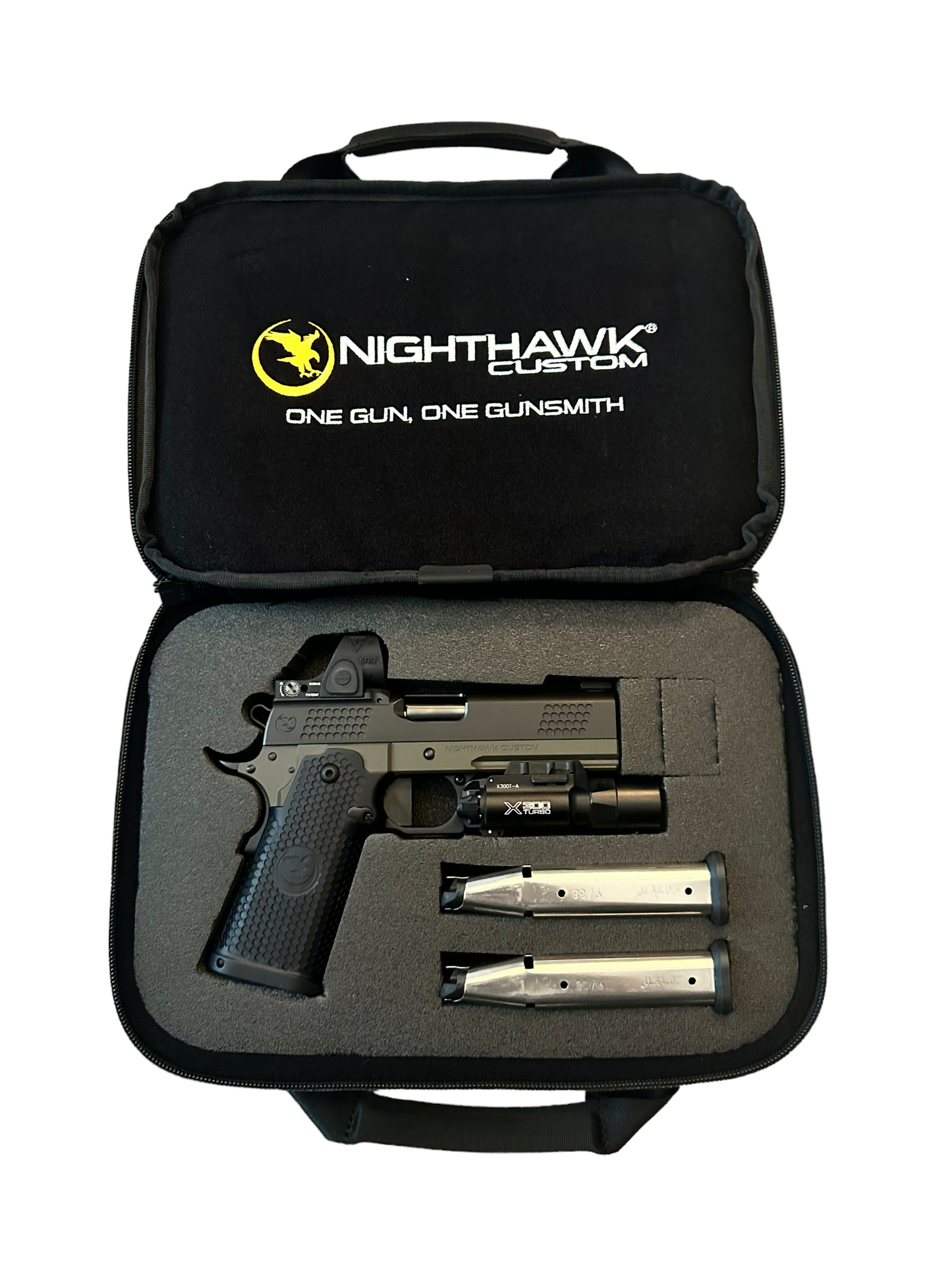 NIGHTHAWK CUSTOM TRS COMMANDER BLACK/OD GREEN FRAME 9MM