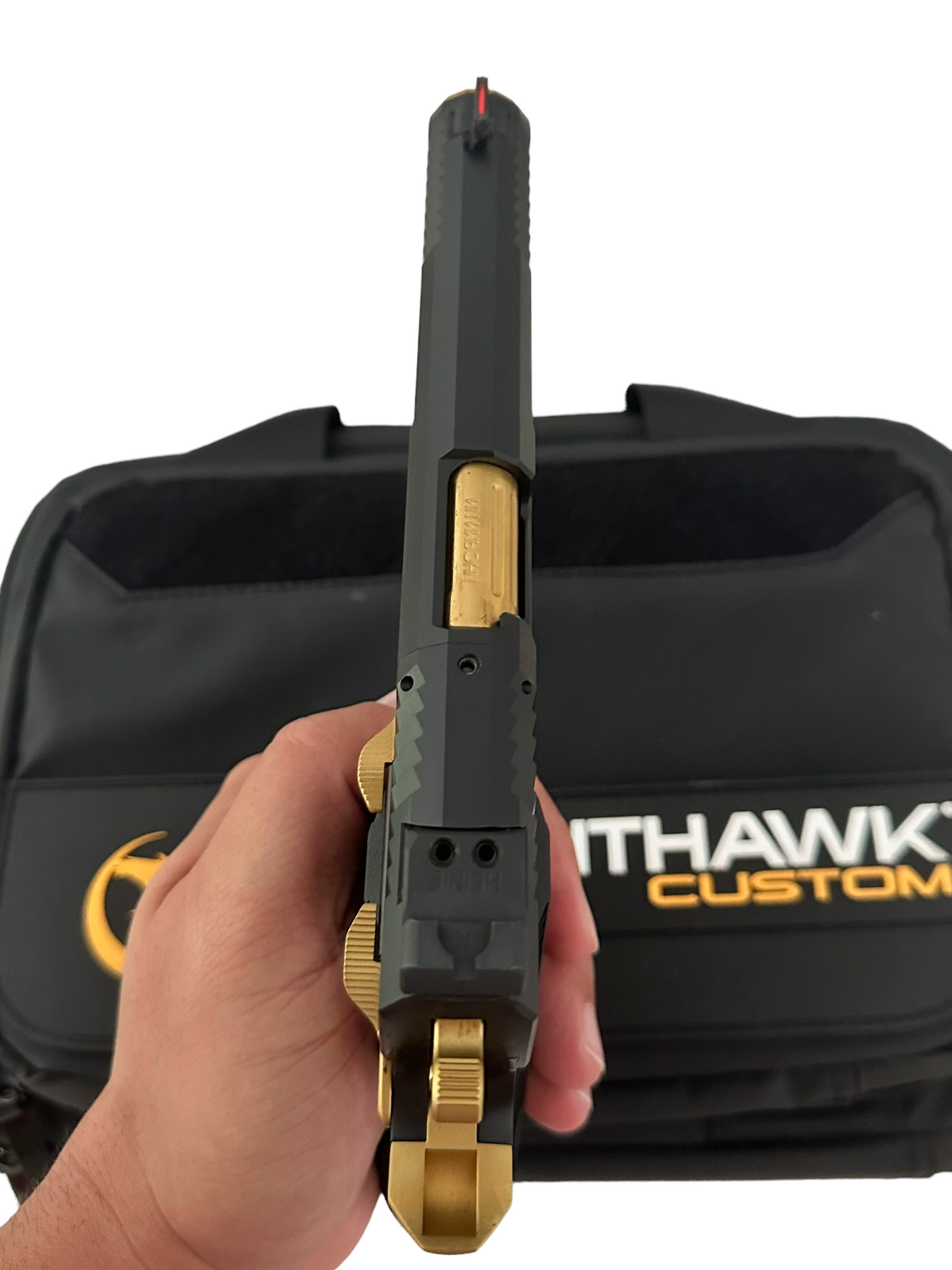 NIGHTHAWK CUSTOM AGENT 2 BLACK/GOLD 9MM