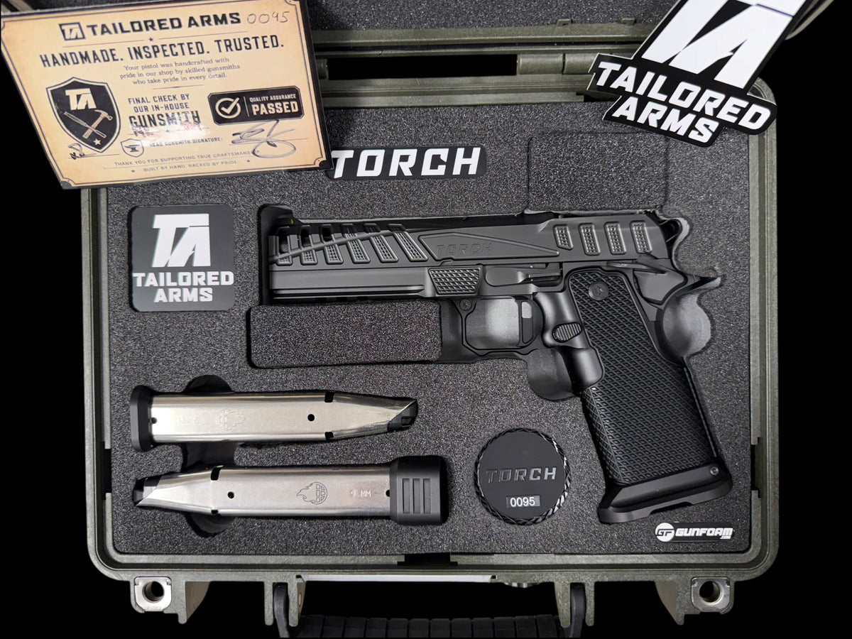 TAILORED ARMS TORCH TACTICAL 5” PORTED BLACKOUT V6