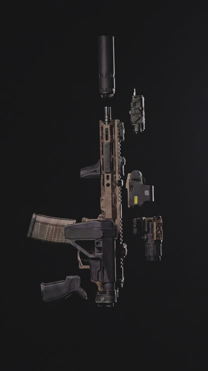MUSTANG ARMAMENT CUSTOM “CHESTY” BRONZE CAMO 10.3” 5.56 NATO (NFA ITEM)