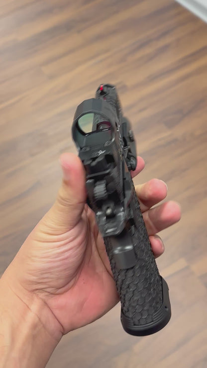 STACCATO XC CUSTOM “TRIBAL DRAGON BLACK” EDITION INFINITY TRIGGER APEX FUSION AND X300