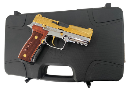 SIG P320 AXG 2 TONE GOLD PLATED HIGH POLISHED 9MM