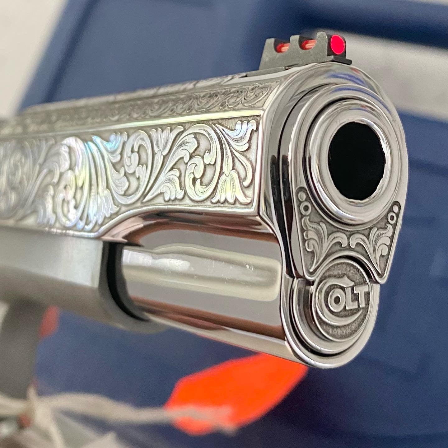 COLT COMPETITION 1911 CUSTOM MADE 9MM FULLY ENGRAVED AND POLISHED