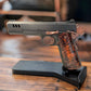 NIGHTHAWK CUSTOM PRESIDENT 9MM BLACK DLC/ROSE GOLD ACCENTS ios cut (pre owned)