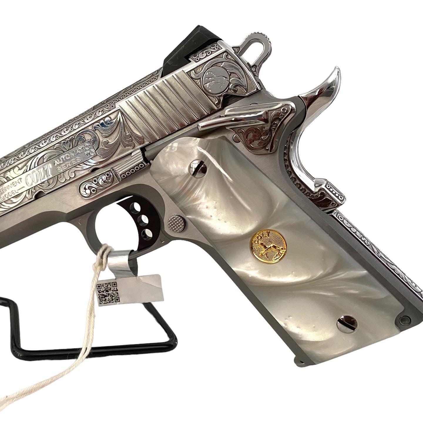 COLT COMPETITION 1911 CUSTOM MADE 9MM FULLY ENGRAVED AND POLISHED