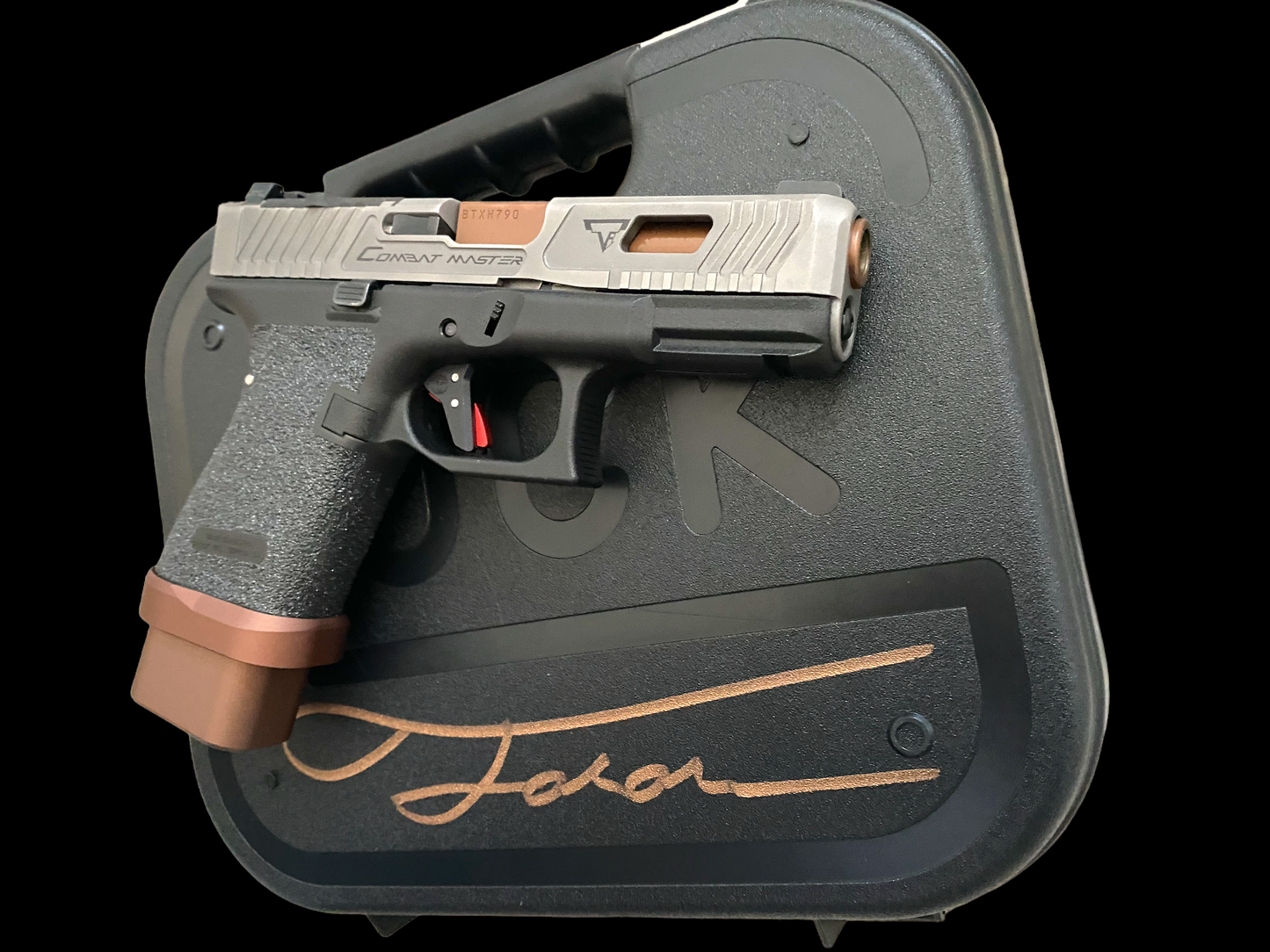 TARAN TACTICAL COMBAT MASTER GLOCK 19 GEN 5 GRAY SLIDE MOS TIMNEY NIB