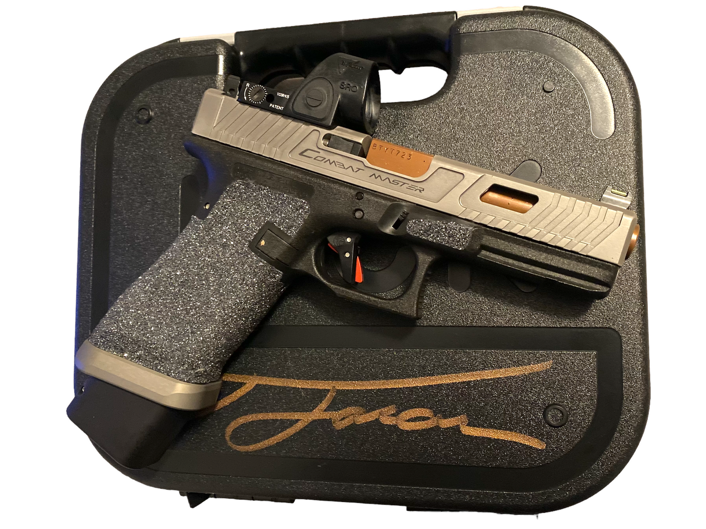 TARAN TACTICAL COMBAT MASTER GLOCK 17 GEN 3 GRAY SLIDE FULLY LOADED NIB!