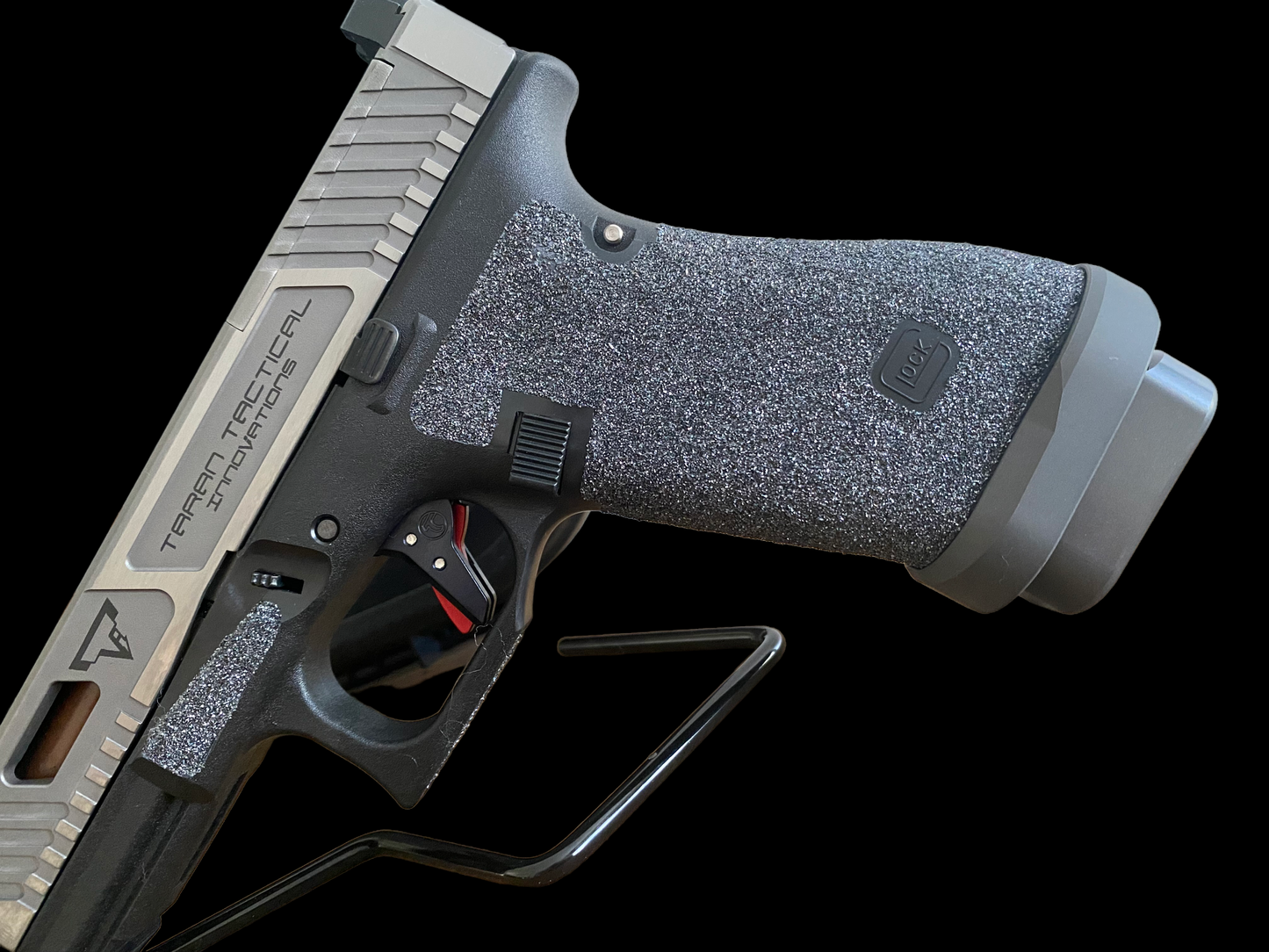 GLOCK 45 COMBAT MASTER GRAY POLISHED SLIDE 9MM