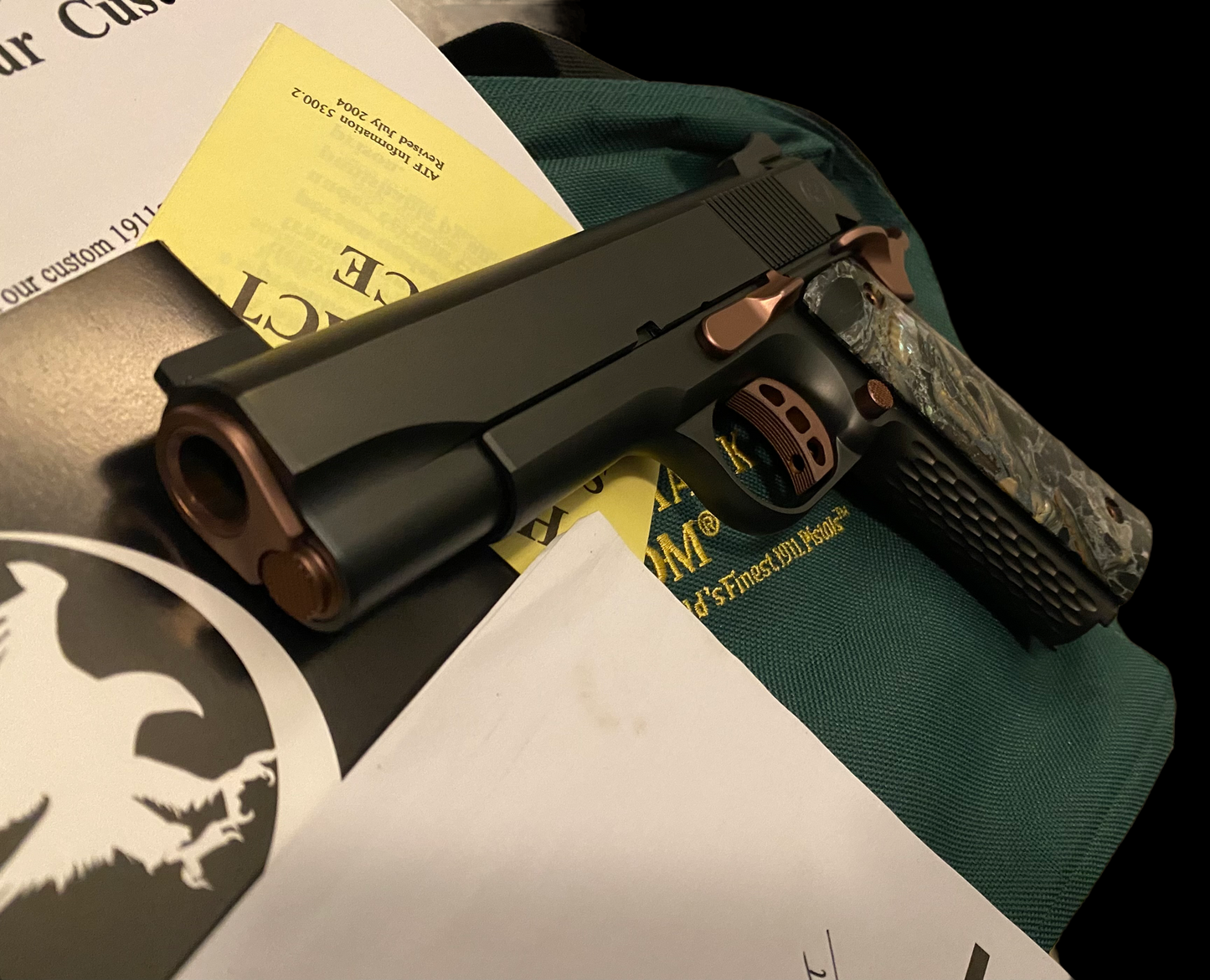 NIGHTHAWK CUSTOM LADYHAWK 2.0 DLC/ROSE GOLD .45ACP NIB!