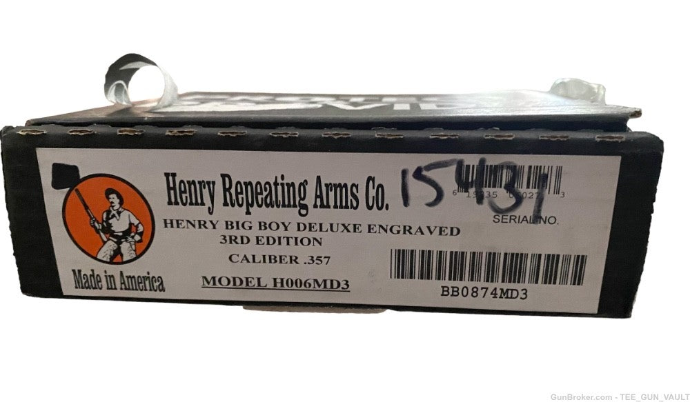 Henry Repeating Arms H006MD3 Big Boy Deluxe Engraved 3rd Edition 357 Mag