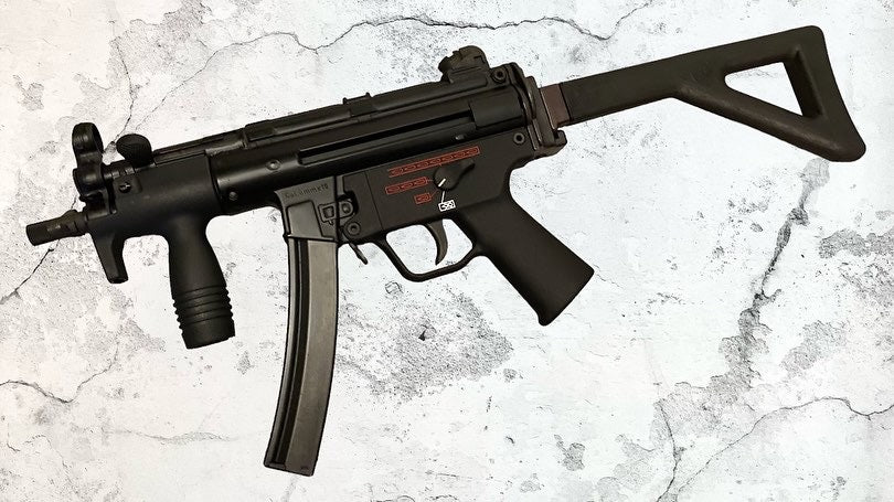 H&K MP5K PDW WITH B&T TELESCOPIC STOCK, AND ACCESSORIES (NFA ITEM) E-F ...