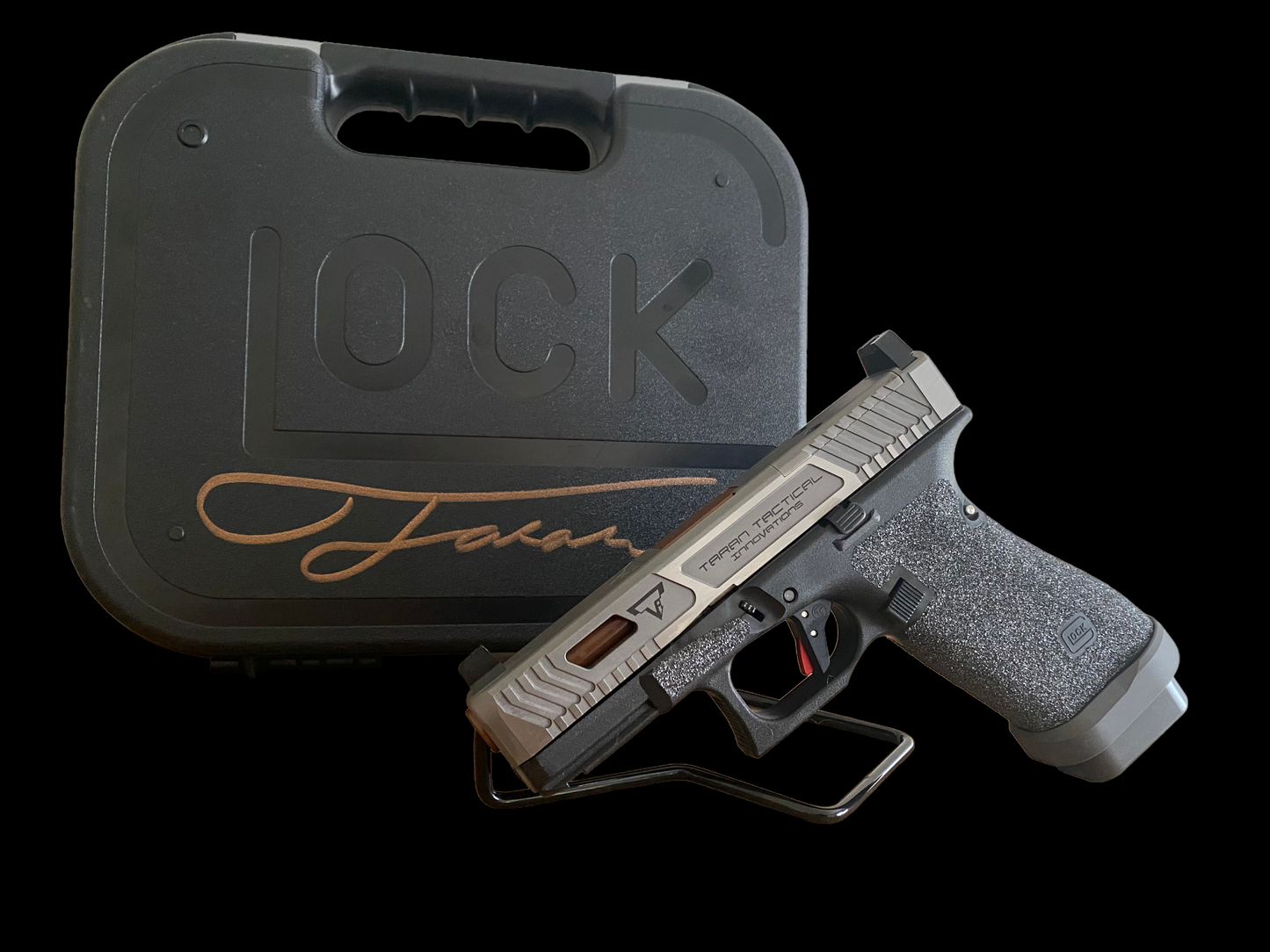 GLOCK 45 COMBAT MASTER GRAY POLISHED SLIDE 9MM