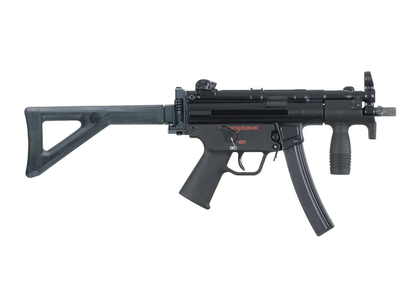 H&K MP5K PDW 9MM WITH B&T TELESCOPIC STOCK, AND ACCESSORIES (NFA ITEM) E-FORM 3