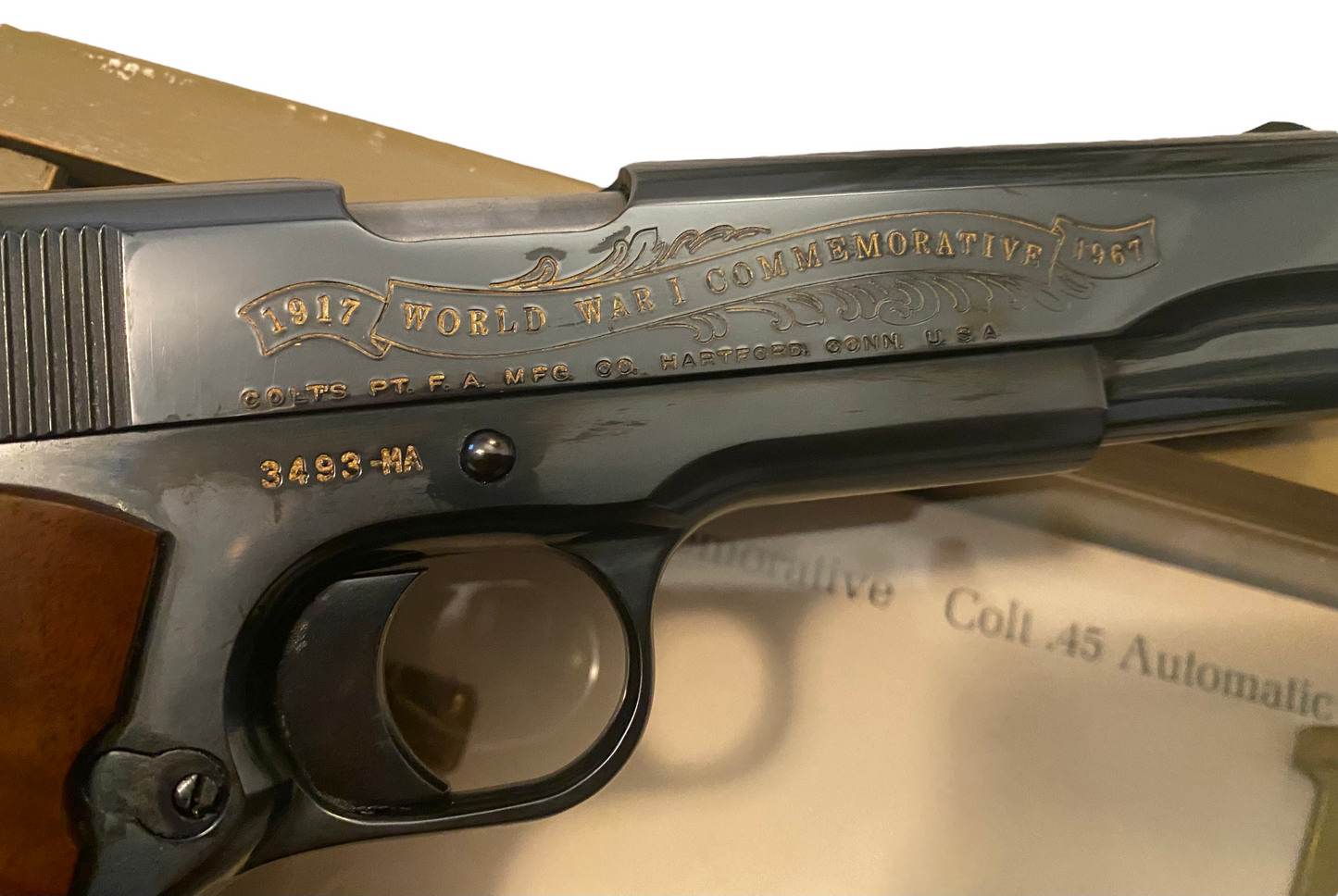 Cased Colt 1911 Meuse-Argonne Offensive Commemorative Pistol .45acp